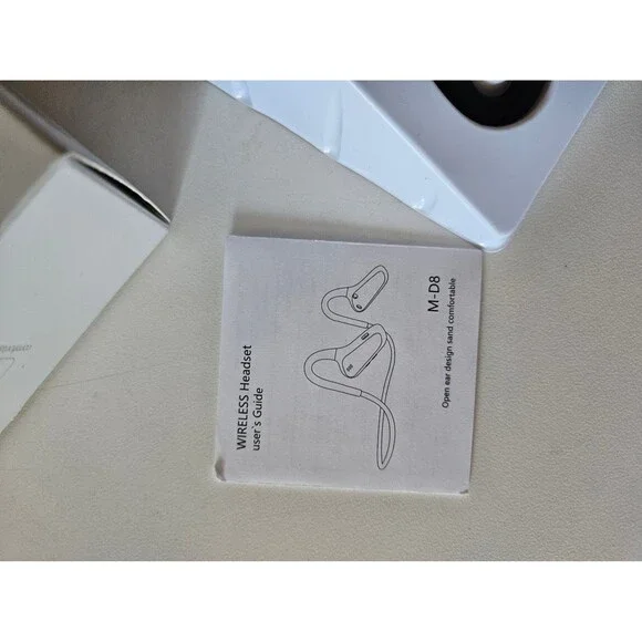 JussXper Bone Conduction Wireless open ear headphones M-D 8 Sports Waterproof On-Ear Headphones